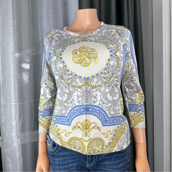 J. McLaughlin signature T-shirt 3/4 sleeves, size S - Picture 1 of 12